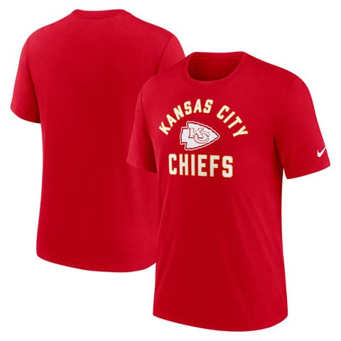 Men's Nike Red Kansas City Chiefs Favorable Timeline Tri-Blend T-Shirt
