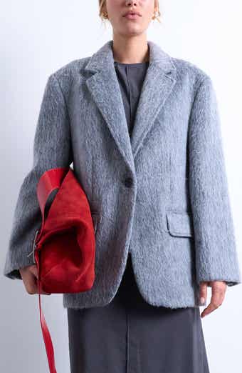 Topshop One-Button Blazer Coat