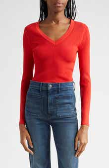 Veronica Beard Callie V-Neck Sweater