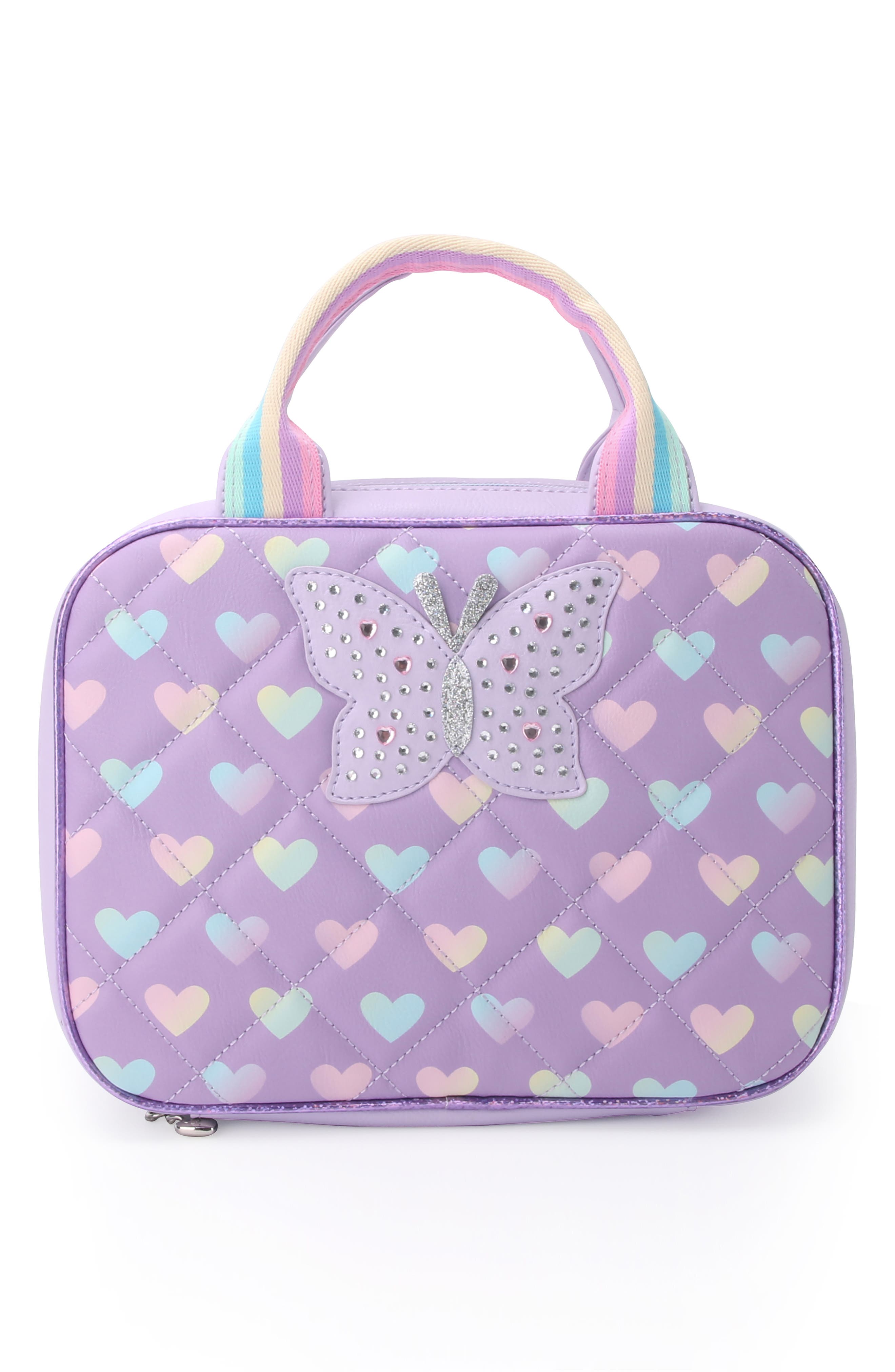 OMG Accessories Kids' Butterfly Lunch Bag, Main, color, 