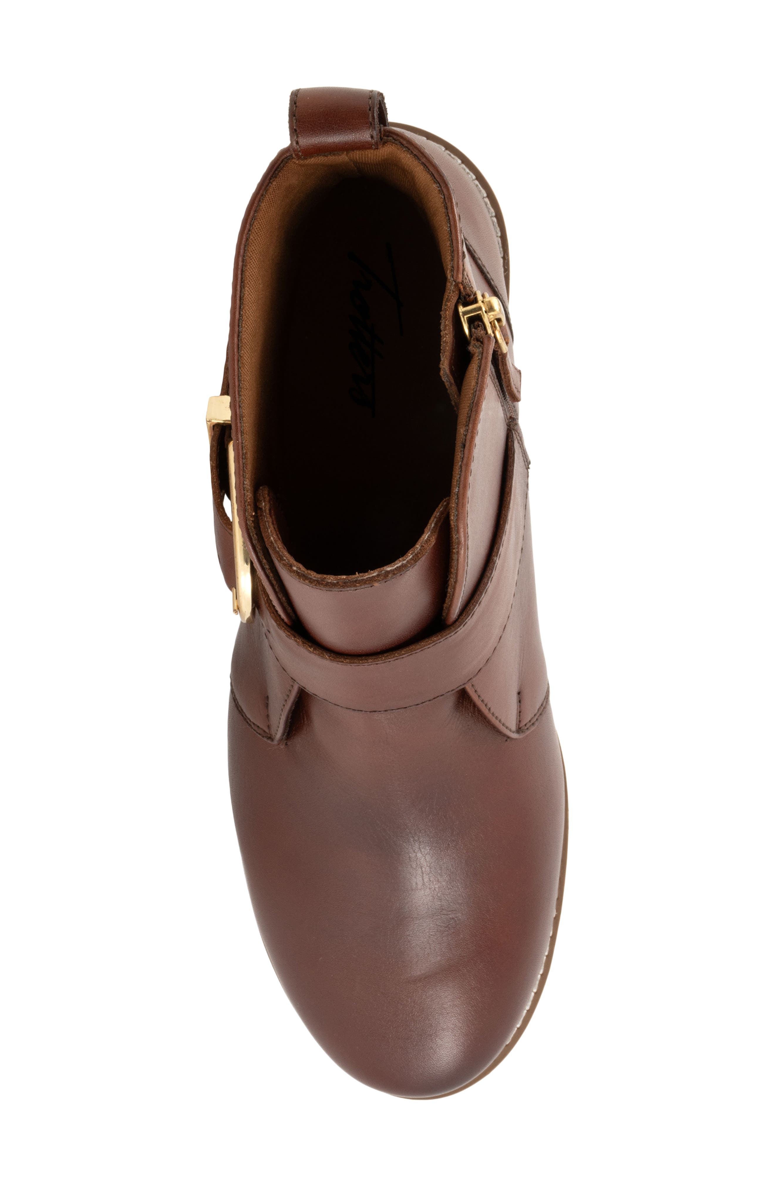 Wendi Platform Wedge Bootie, Alternate, color, COGNAC