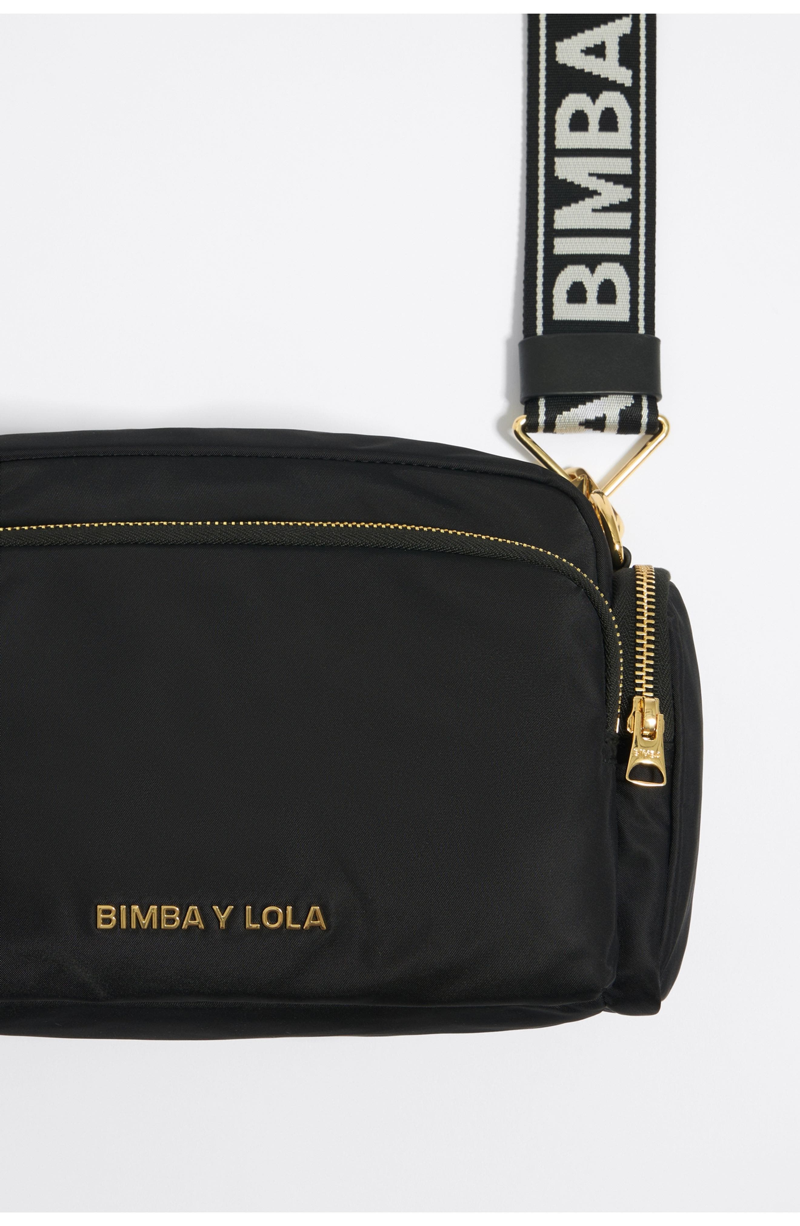Bimba y Lola Medium Pocket Crossbody Bag, Alternate, color, Black