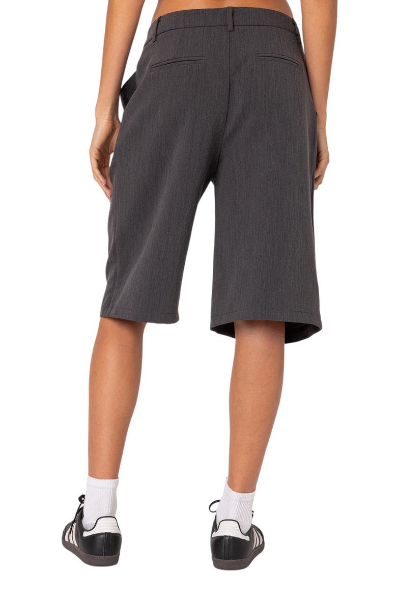Aelia Trouser Bermuda Shorts, Alternate, color, DARK-GRAY