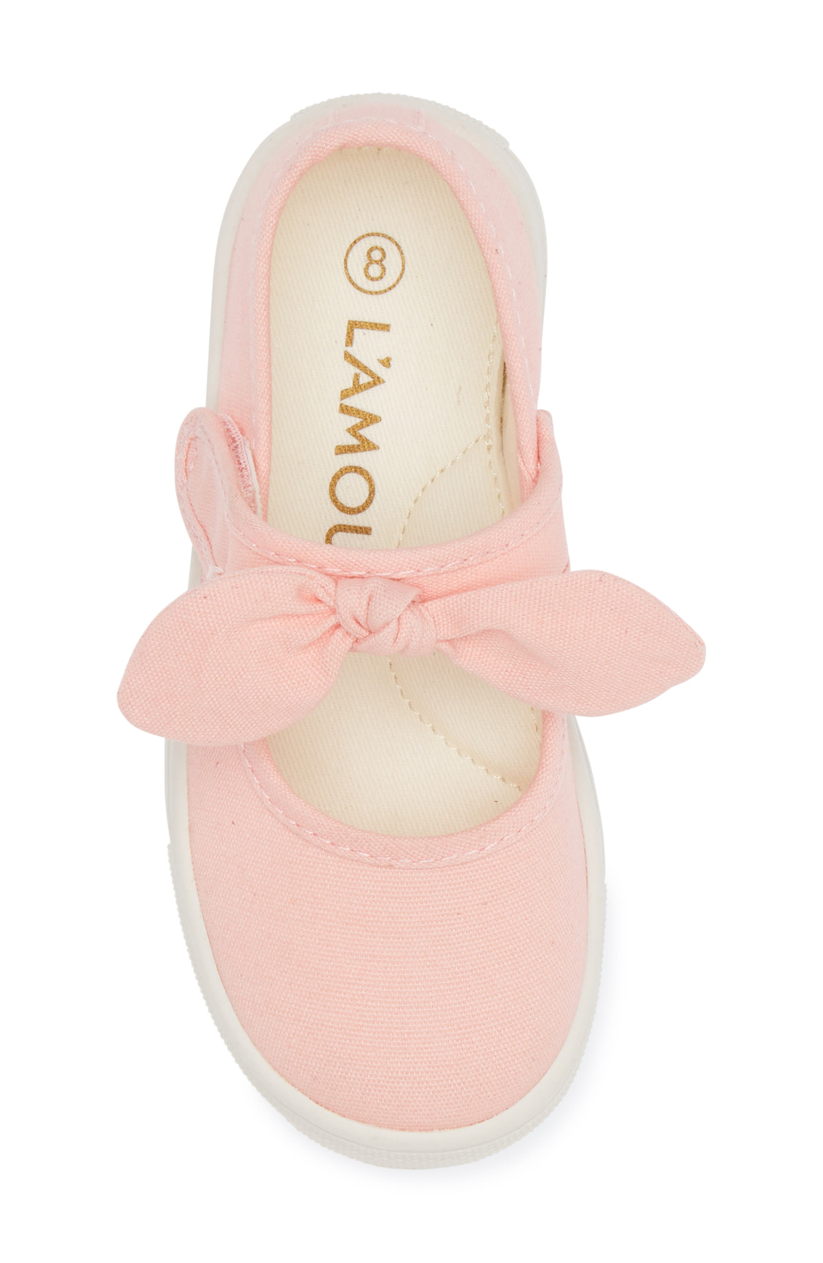 L'AMOUR Kids' Zoe Bow Mary Jane Flat, Alternate, color, 
