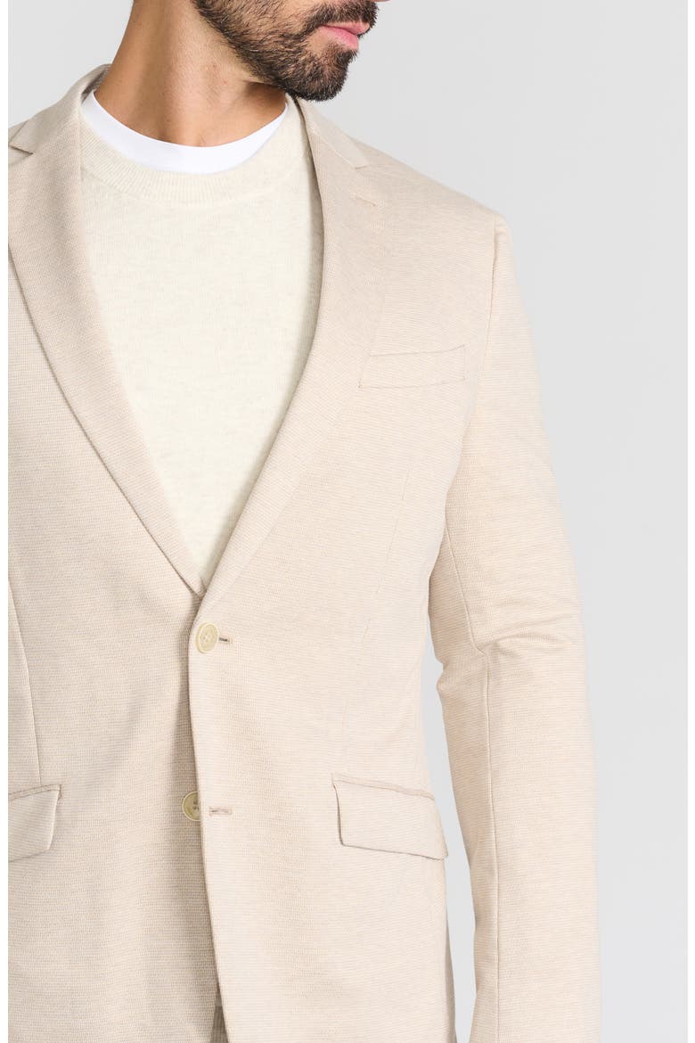 Tan Textured Neat Knit Sport Coat, Alternate, color, TAN