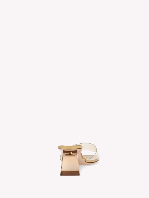 Gianvito Rossi Cosmic 55 Mule Sandals In Gold