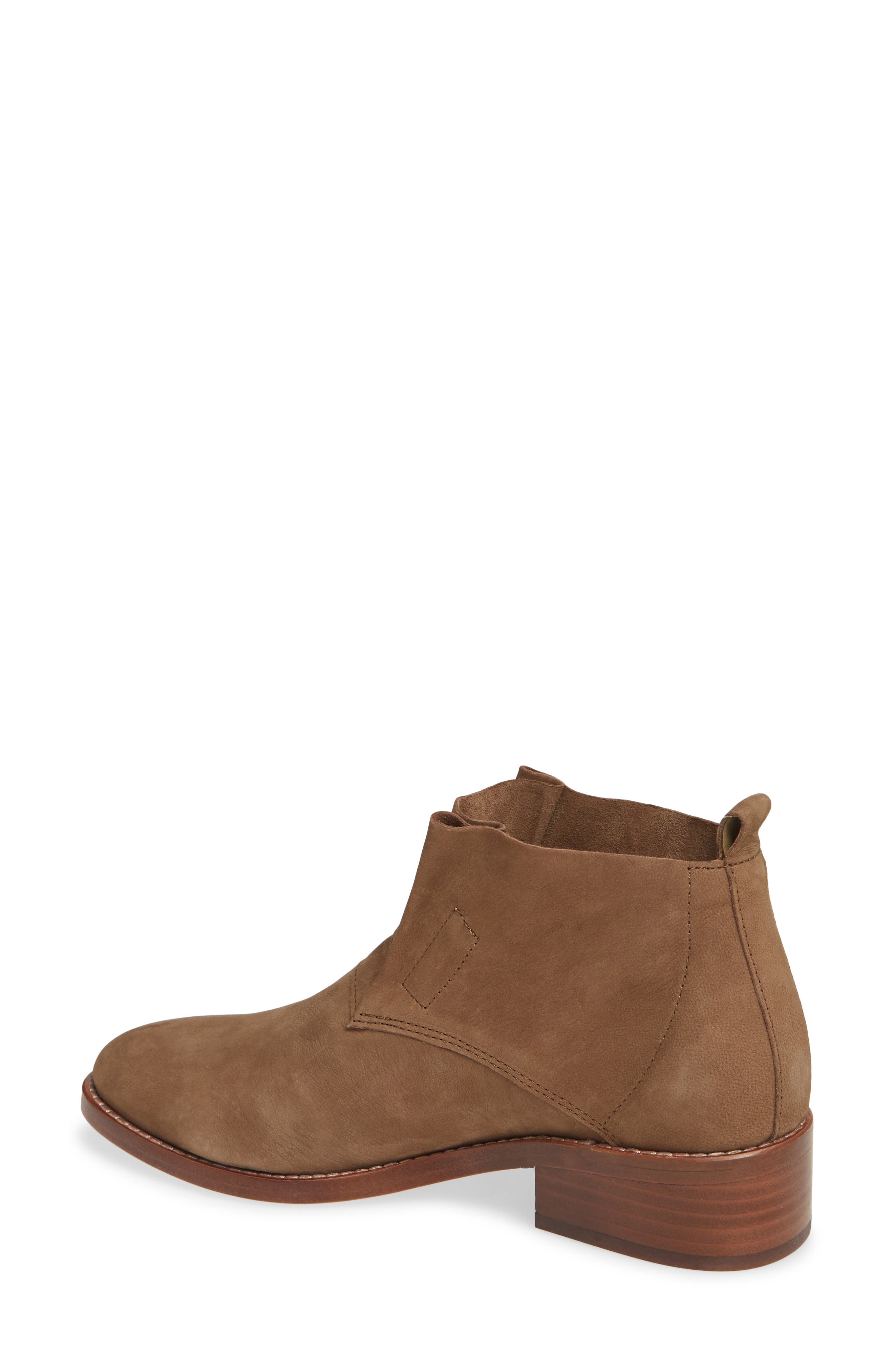 Eileen Fisher 'Soul' Gathered Leather Bootie, Alternate, color, 