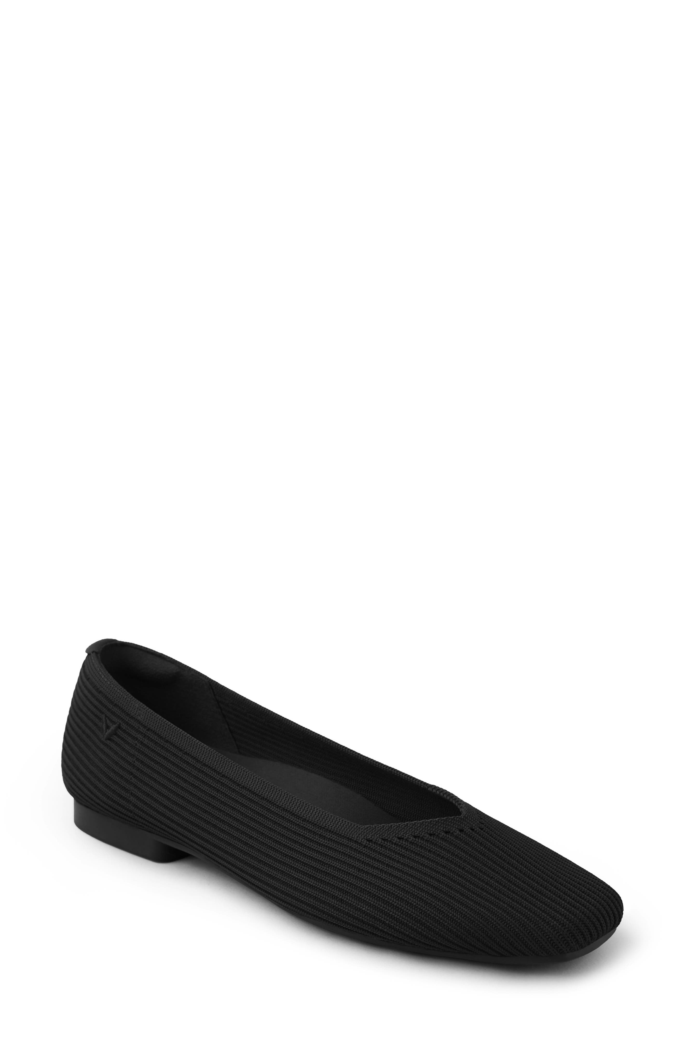 VIVAIA Square-Toe V-Cut Flats, Main, color, 