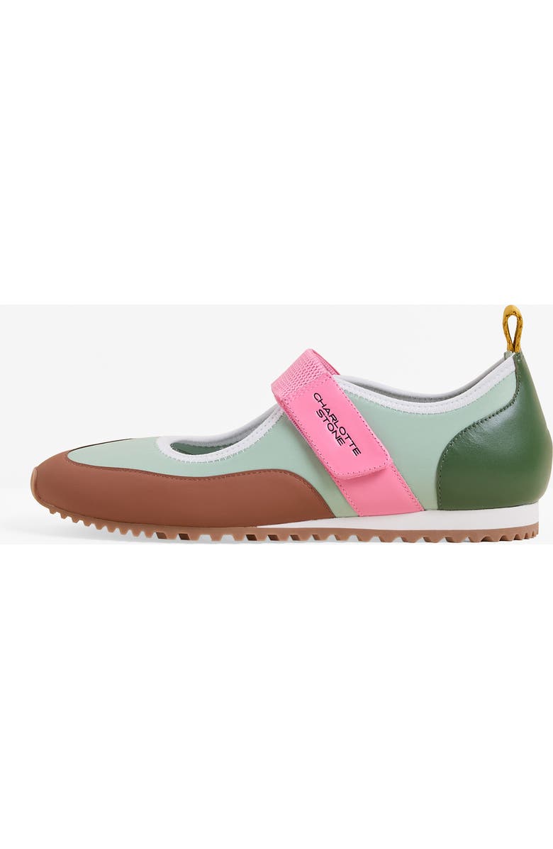 Charlotte Stone Mable Mismatched Ballet Sneaker, Alternate, color, Nassau