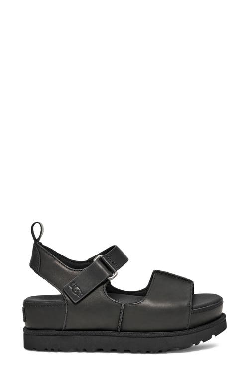 Ugg(r) Goldenstar Platform Sandal In Black