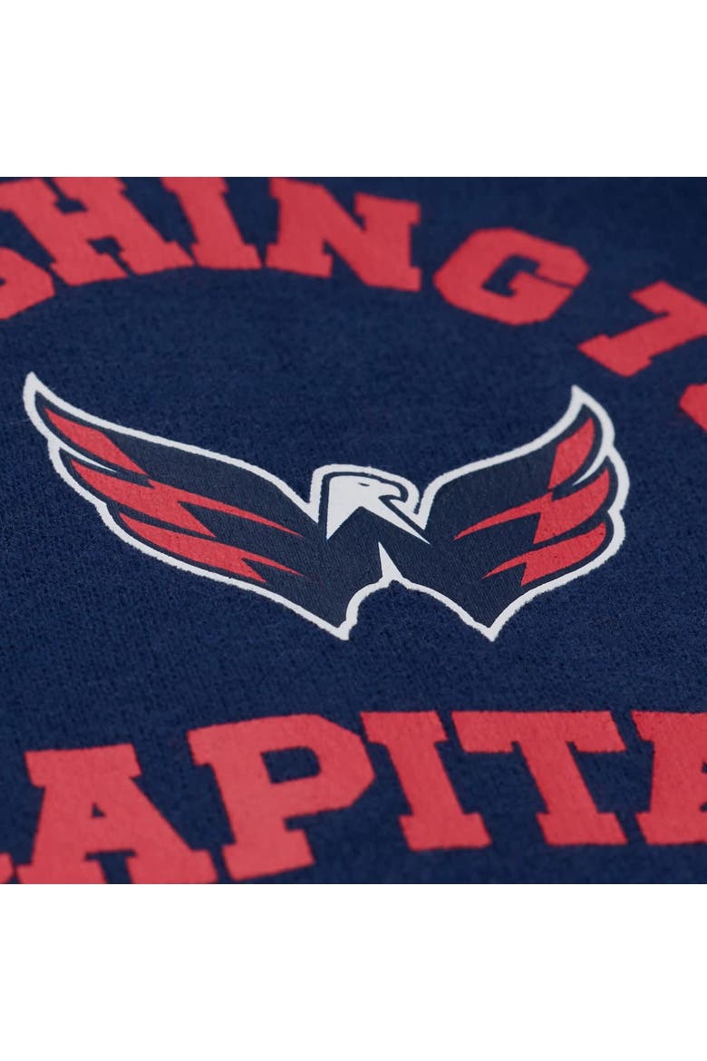 Women's Mitchell & Ness  Navy Washington Capitals Crewneck Sweatshirt, Alternate, color, Navy