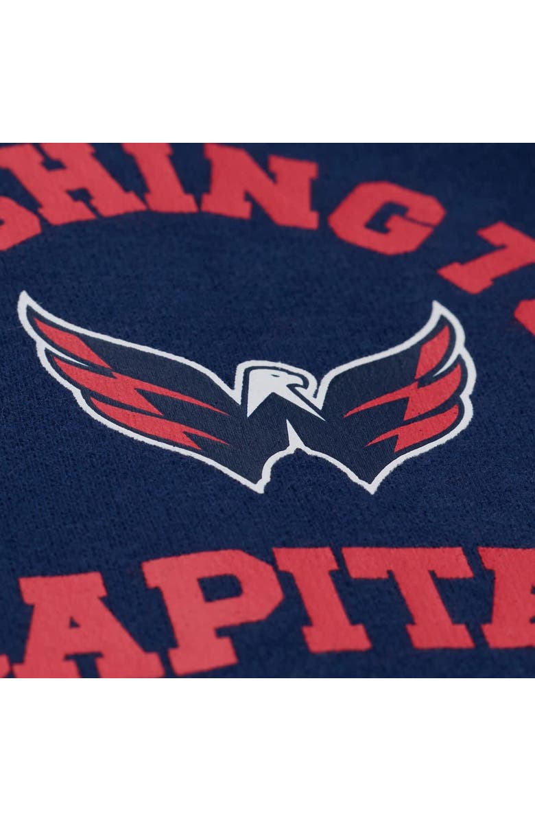 Mitchell & Ness Women's Mitchell & Ness  Navy Washington Capitals Crewneck Sweatshirt, Alternate, color, Navy