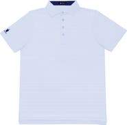 Castle Golf Stripe Yarn-Dye Performance Polo Shirt