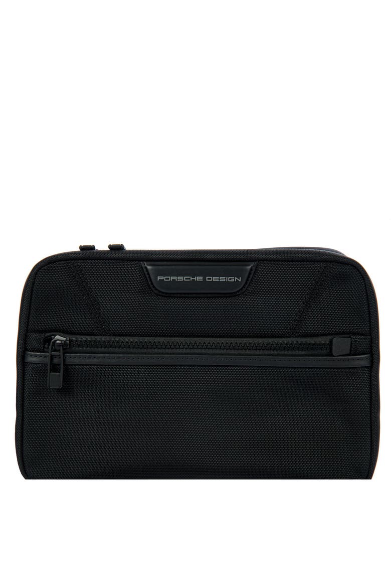 Roadster Nylon Washbag, Alternate, color, Black