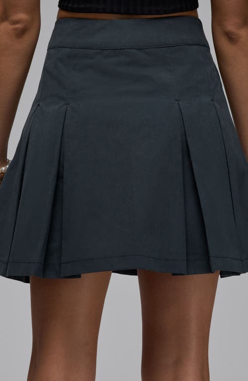 Jordan Poolside Pleated Miniskirt In Blue