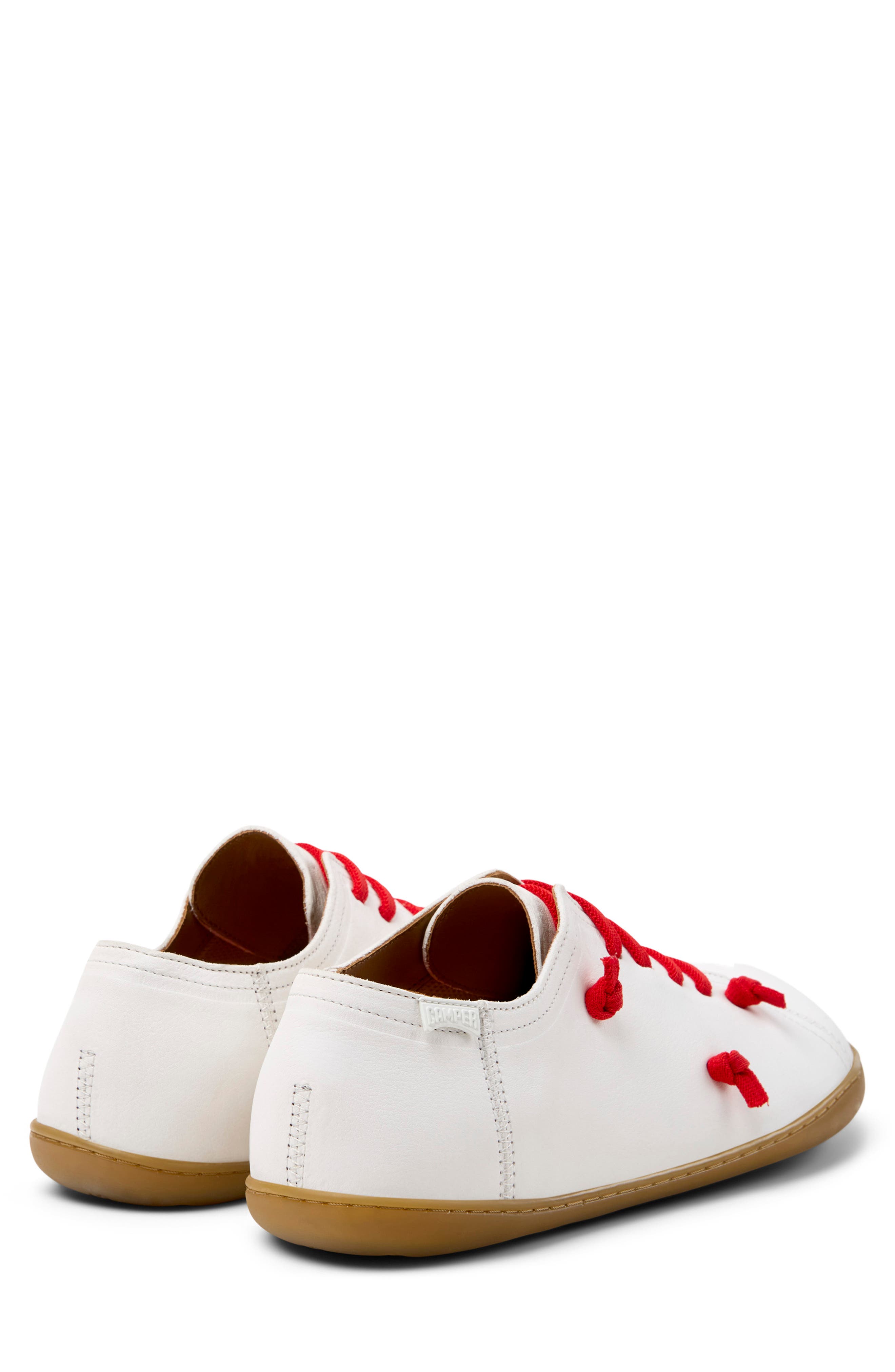 Camper Twins Mismatched Leather Sneaker, Alternate, color, White Natural