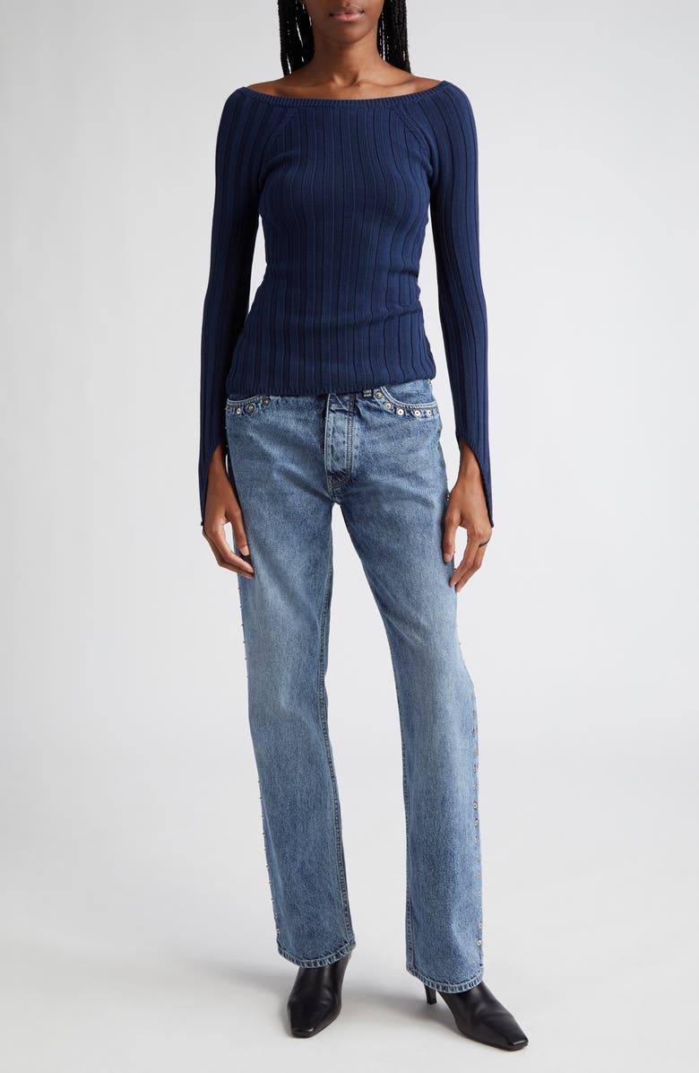 Paloma Wool Canal Rib Sweater, Alternate, color, 