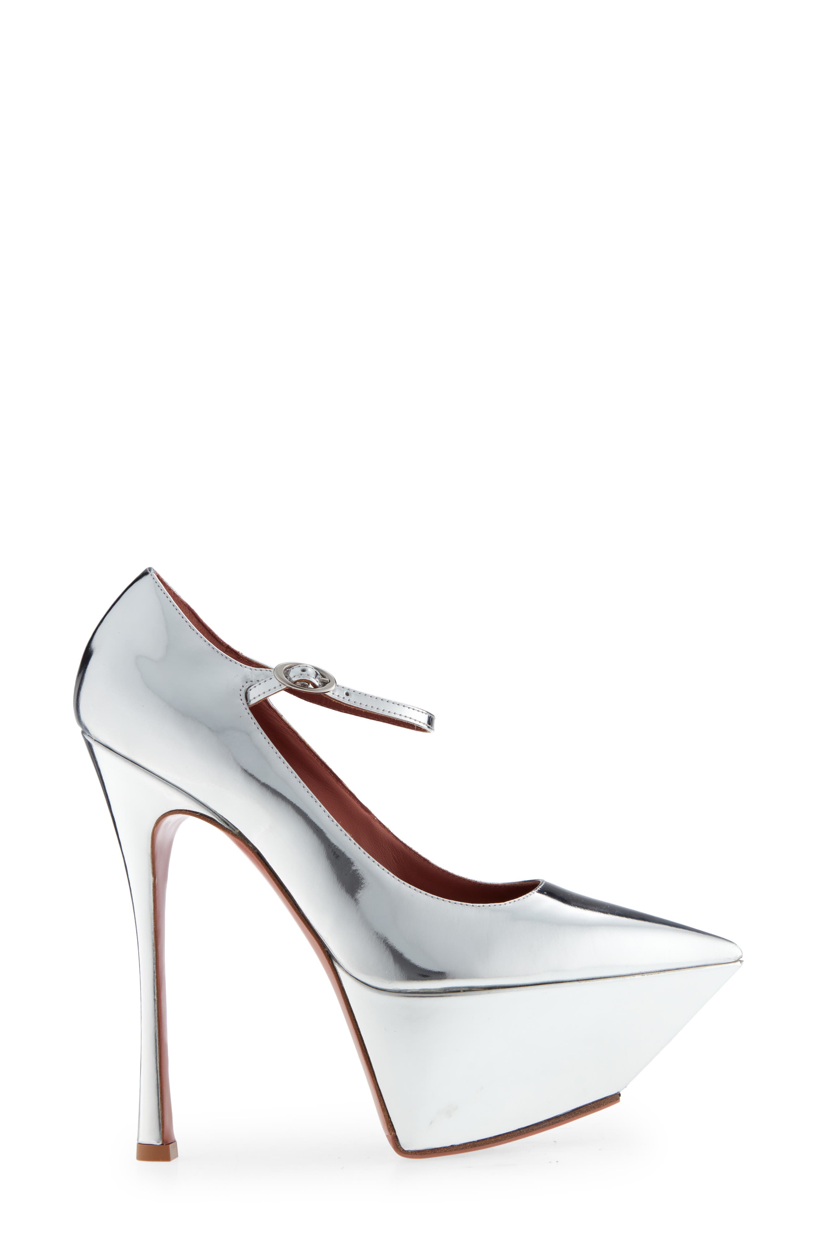 Amina Muaddi Yigit Pointed Toe Platform Pump, Alternate, color, 