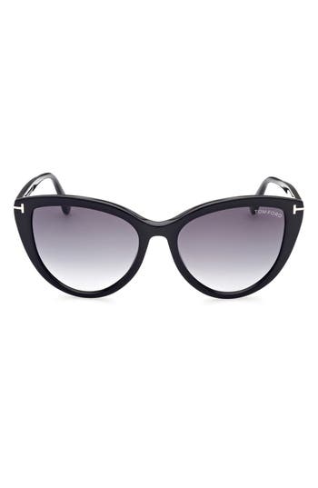Tom Ford Isabella-02 56mm Gradient Cat Eye Sunglasses
