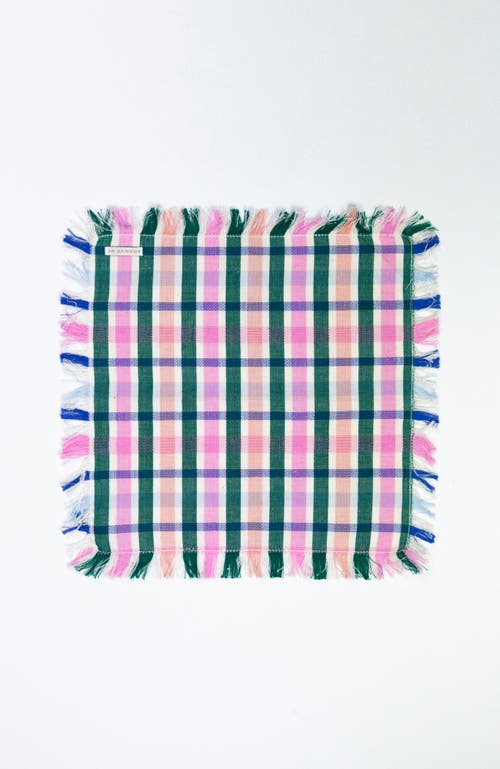 ARCHIVE NEW YORK ARCHIVE NEW YORK HANDWOVEN CLASSIC PLAID COTTON PARTY NAPKINS, SET OF 4