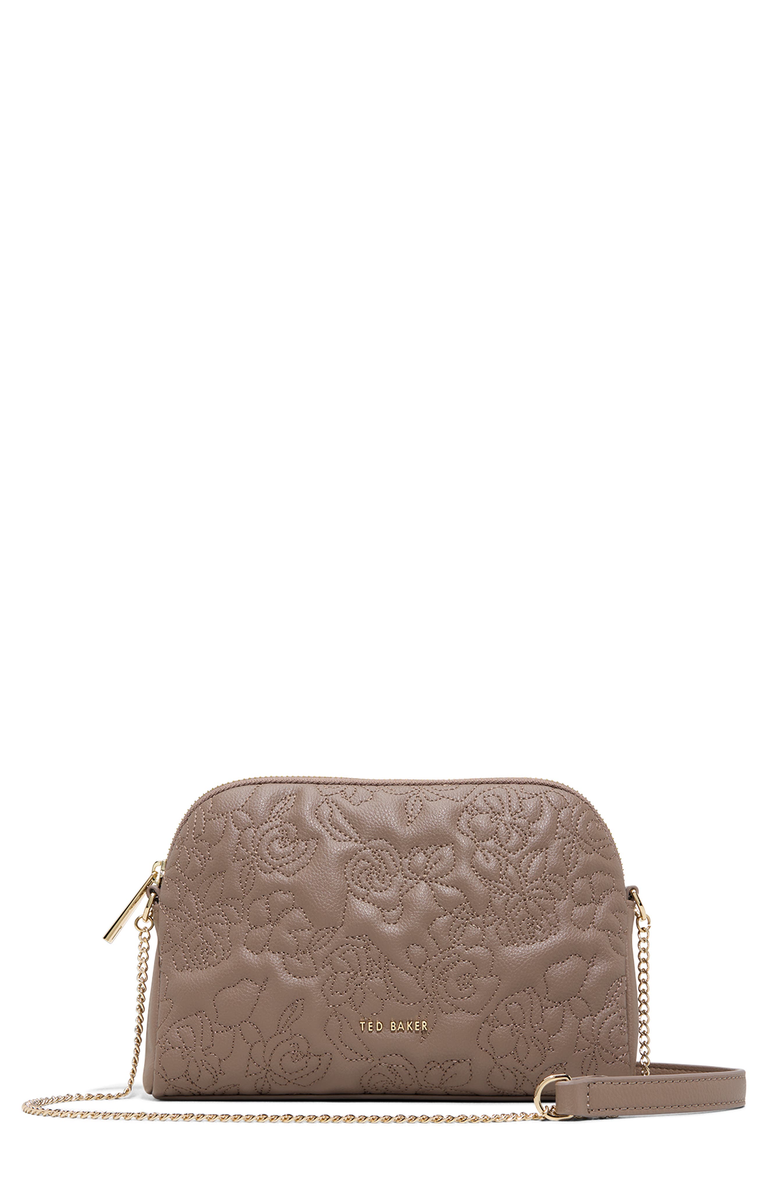 Ginny Quilted Faux Leather Crossbody Bag