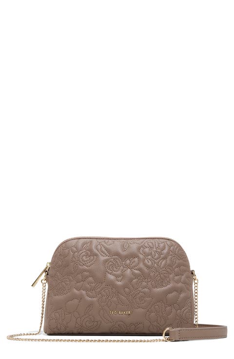 Ginny Quilted Faux Leather Crossbody Bag