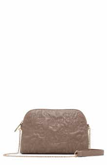 Ginny Quilted Faux Leather Crossbody Bag