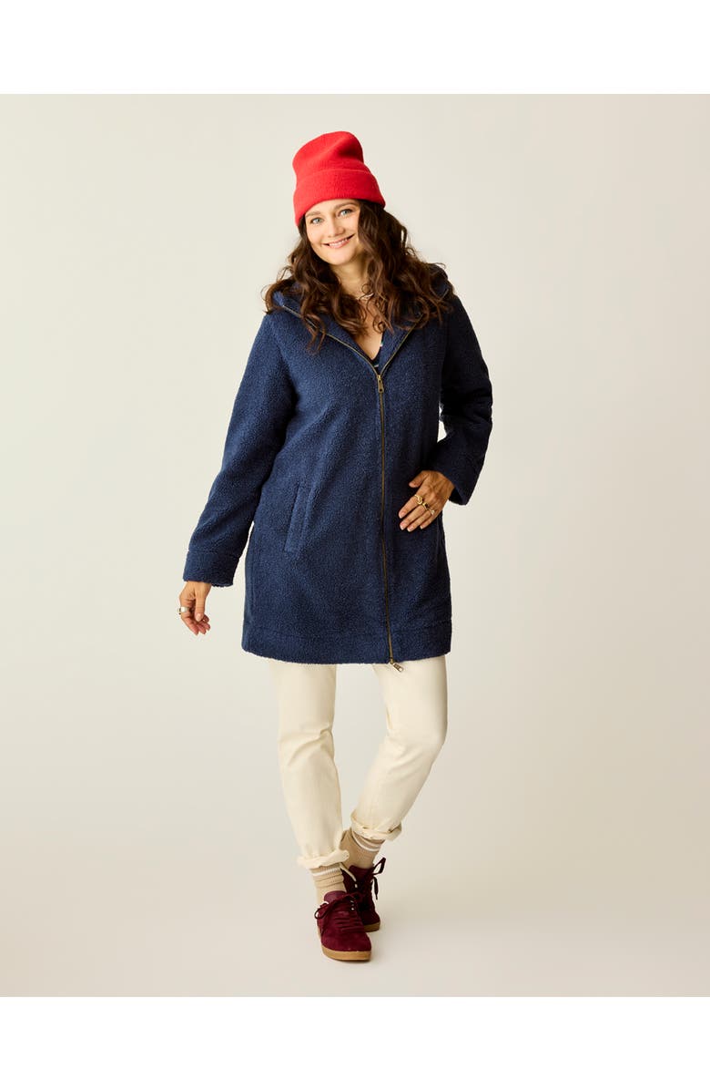 Carve Designs Indy Boucle Jacket, Alternate, color, Navy