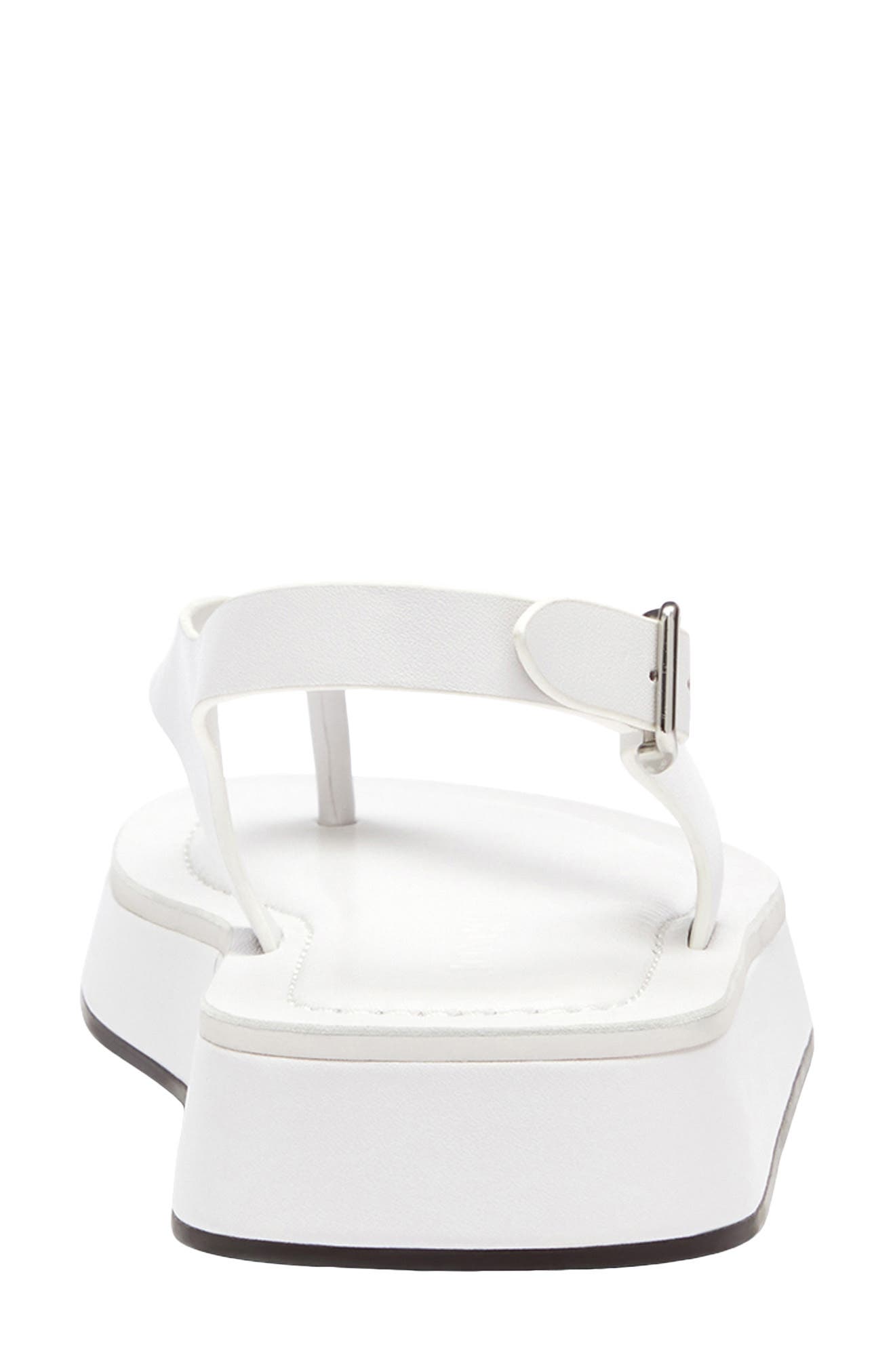 COACH Sculpted C Sandal, Alternate, color, Optic White