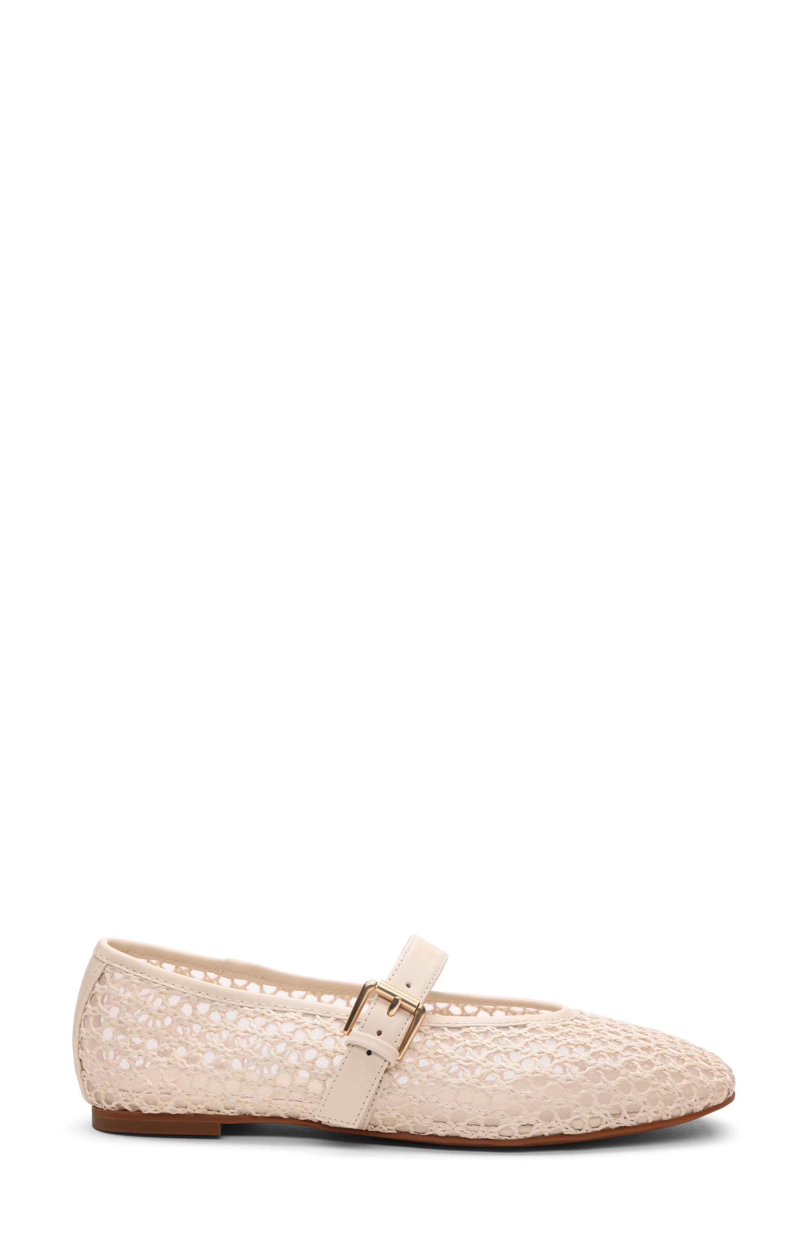 Gia Mary Jane Flat, Alternate, color, NATURAL/ NATURAL