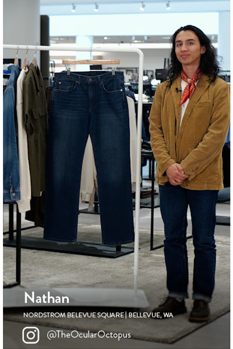 The Classic Straight Leg Stretch Jeans video