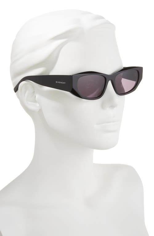 Givenchy Gv Day 56mm Geometric Sunglasses In Black