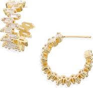 Child of Wild Carina Cubic Zirconia Hoop Earrings