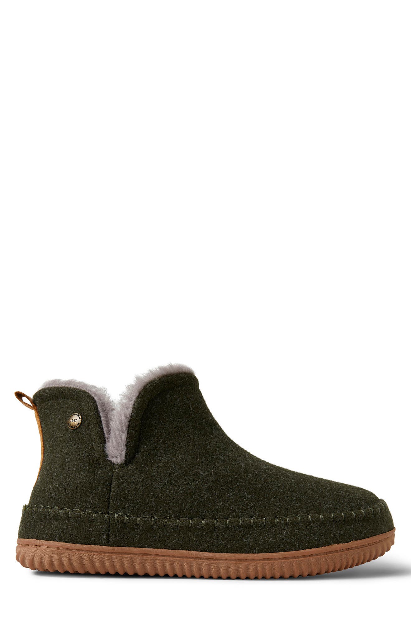 Brixen Bootie Slipper, Alternate, color, LODEN