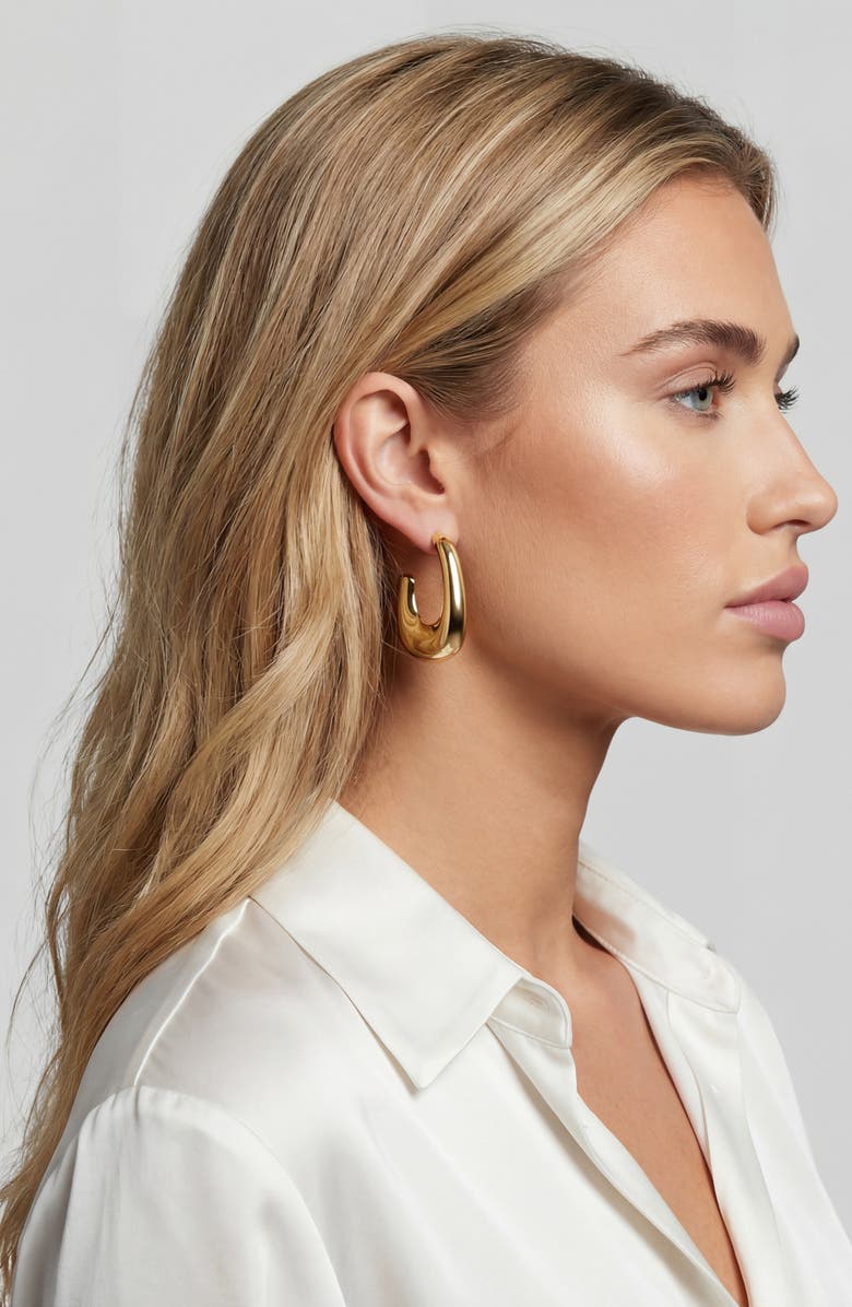 Sif Jakobs Jewellery Earrings Borsa X-Grande, Alternate, color, 18K Gold Plated