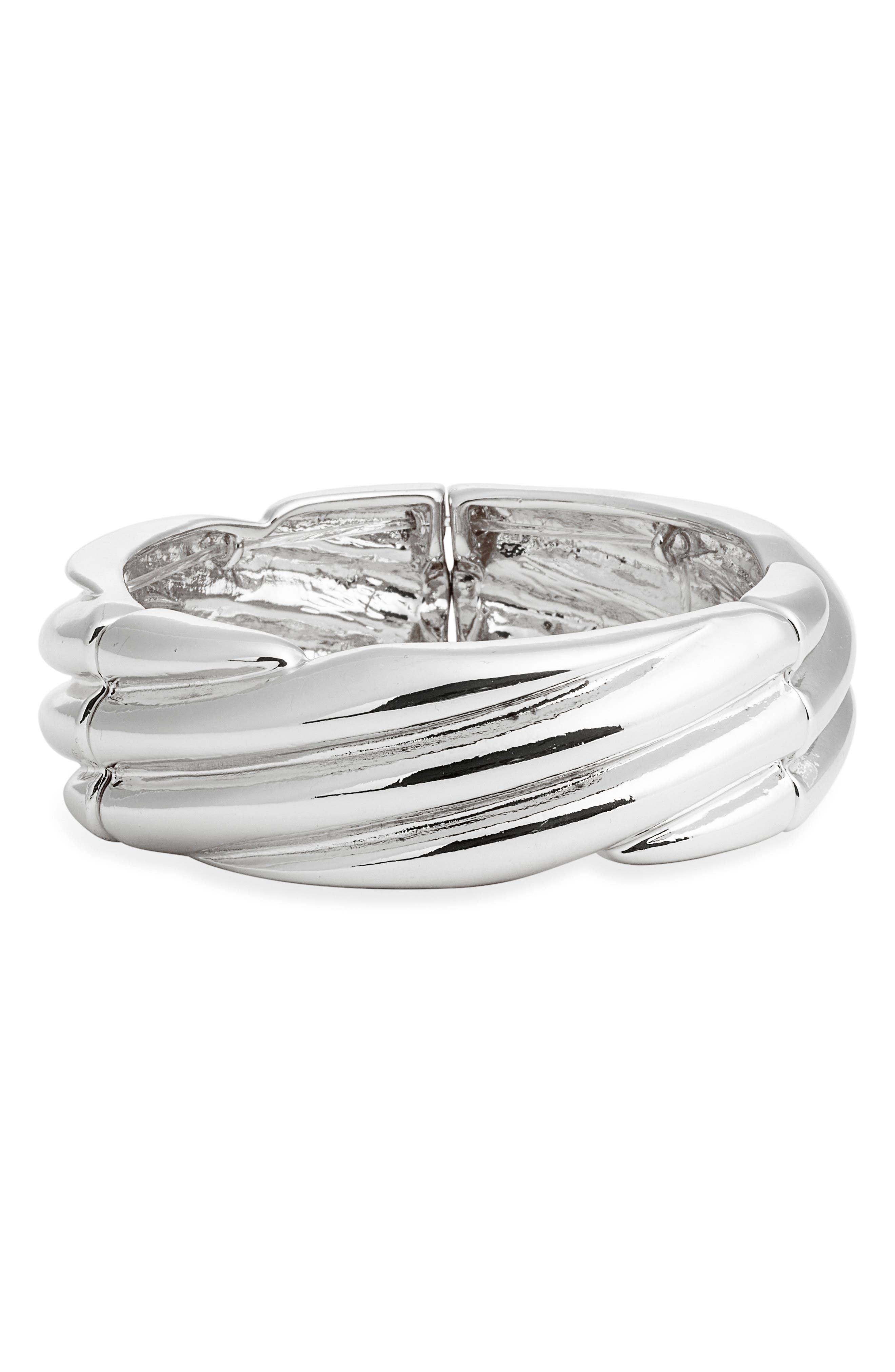 Nordstrom Twisted Cuff Stretch Bracelet