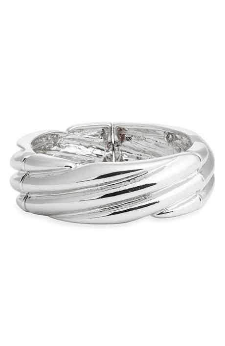 Nordstrom Twisted Cuff Stretch Bracelet