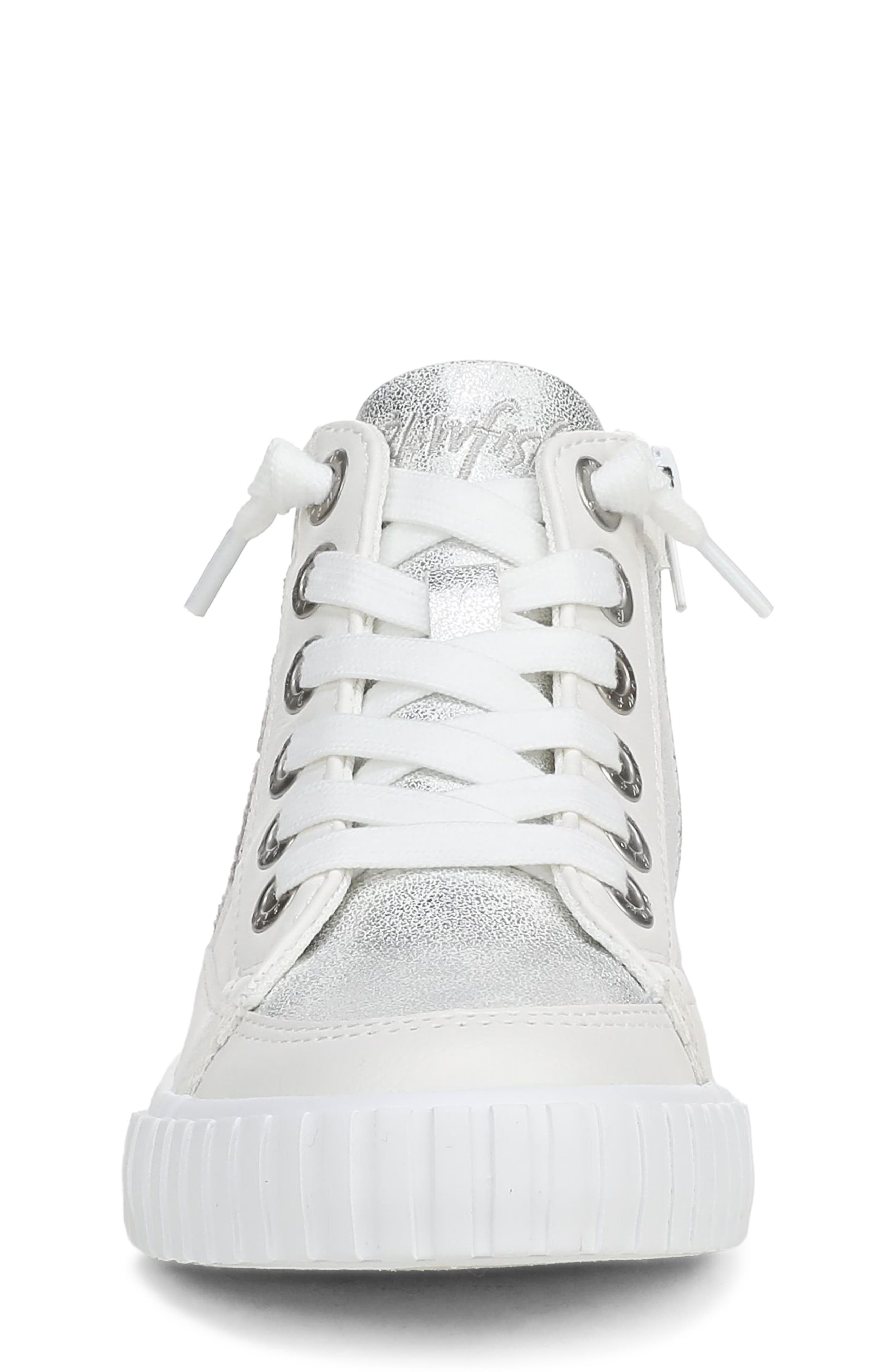 Kids' Wander High Top Lace-Up Sneaker, Alternate, color, WHITE