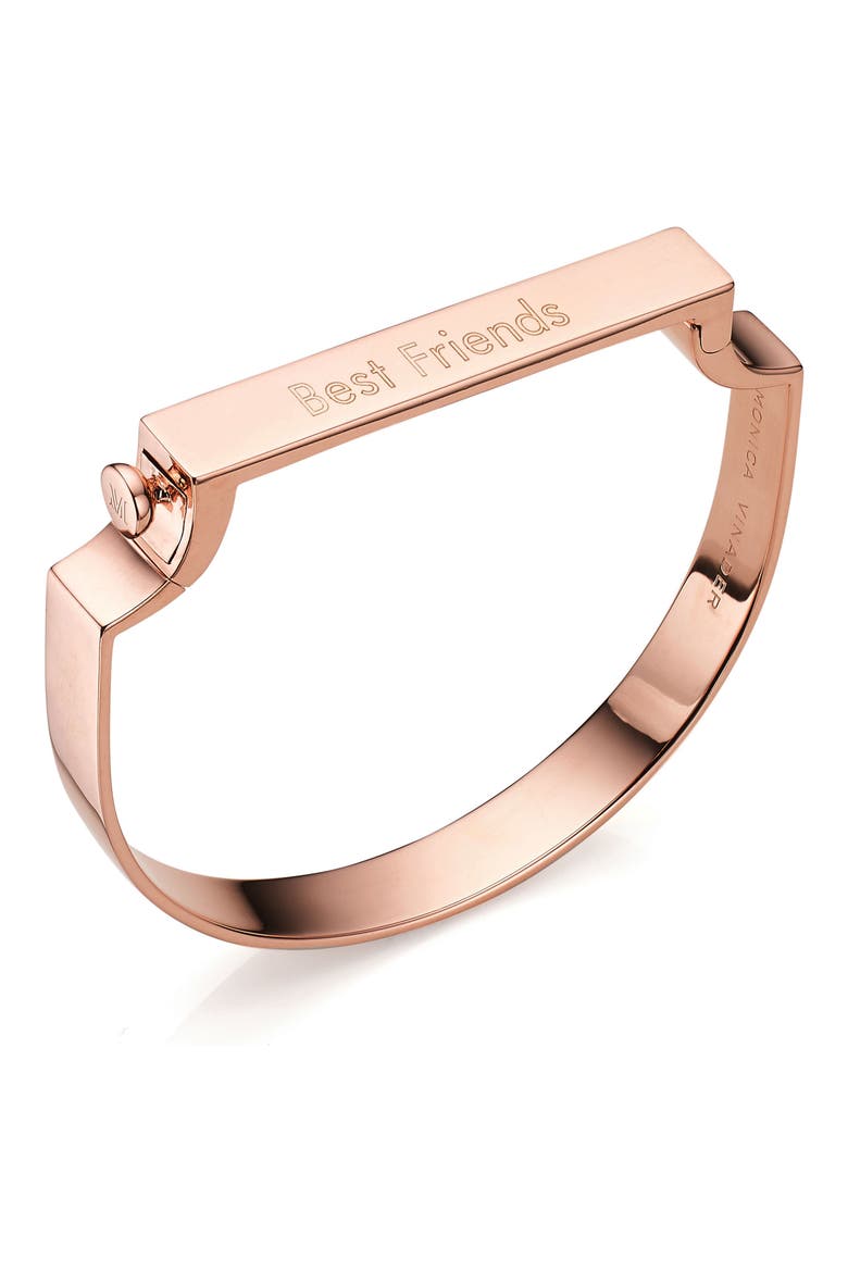 Signature Bangle, Alternate, color, ROSE GOLD