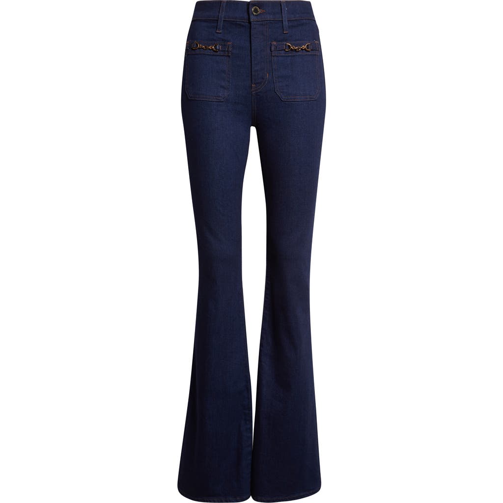 Veronica Beard Beverly Flare Jeans In Black