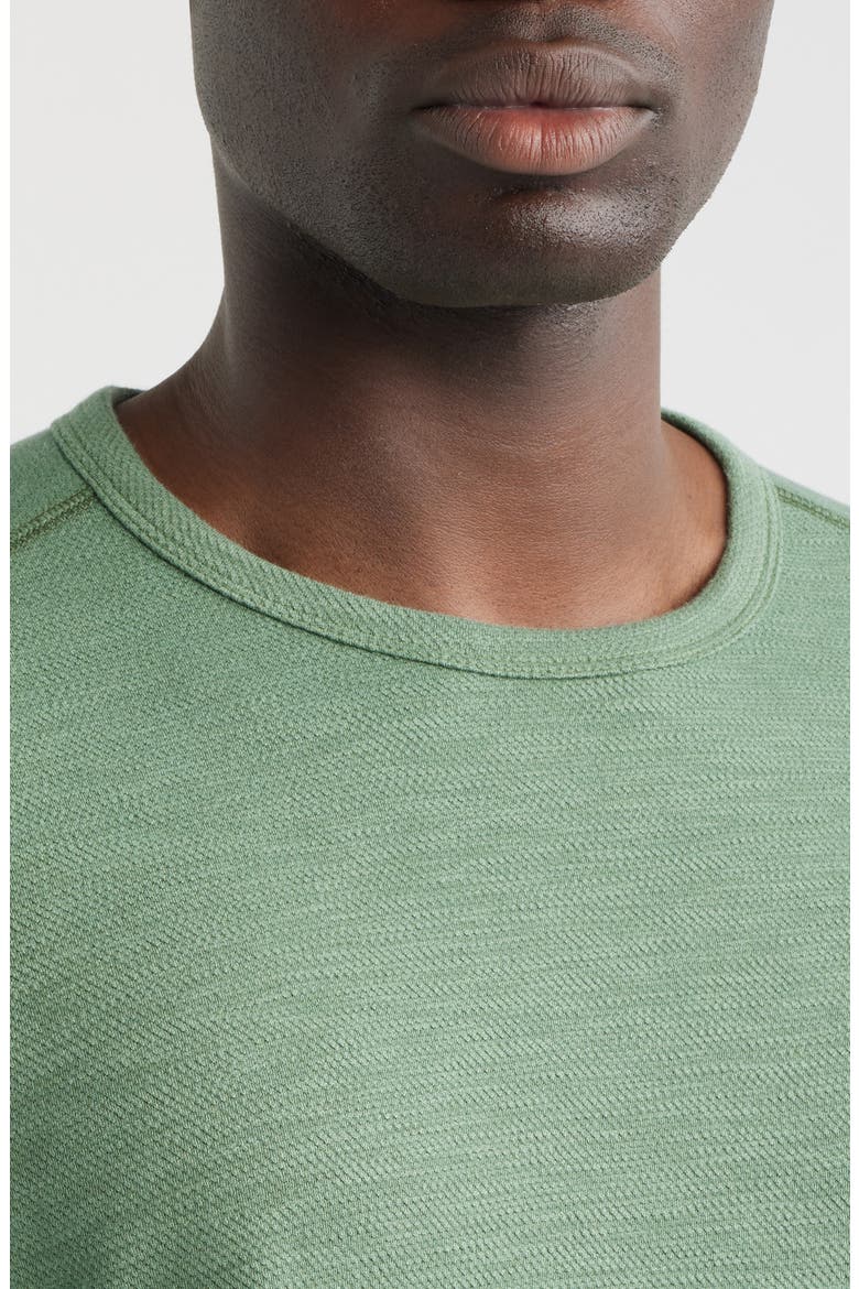 Sand Wave Slub Cotton Blend T-Shirt, Alternate, color, NATURAL MINT