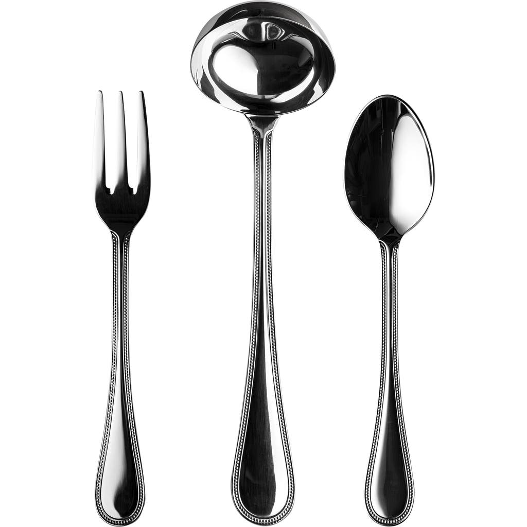 Mepra Perla Serving Set In Silver