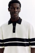 H&M Loose Fit Knitted Polo Shirt