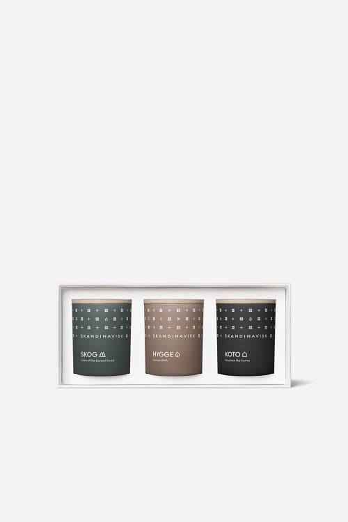 Skandinavisk Hibernate Mini Candle Gift Set In Green