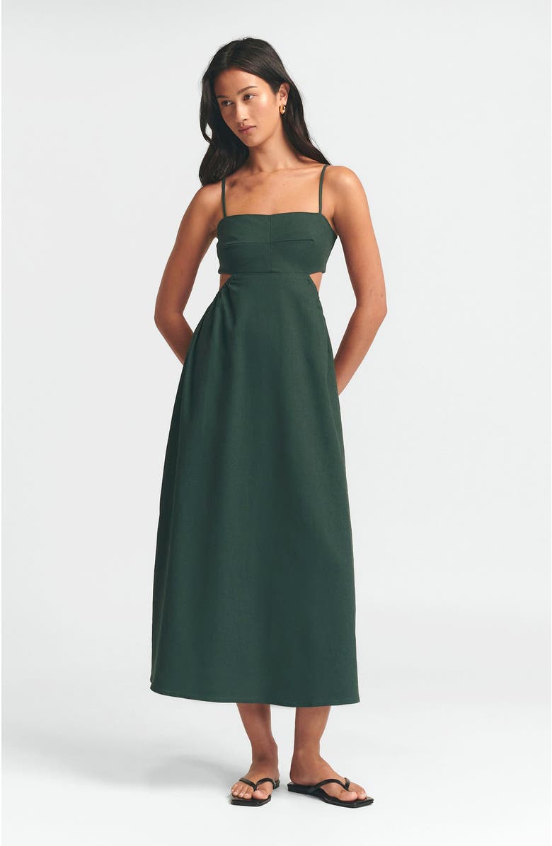 ST MRLO Preston Dress, Alternate, color, Forest Green