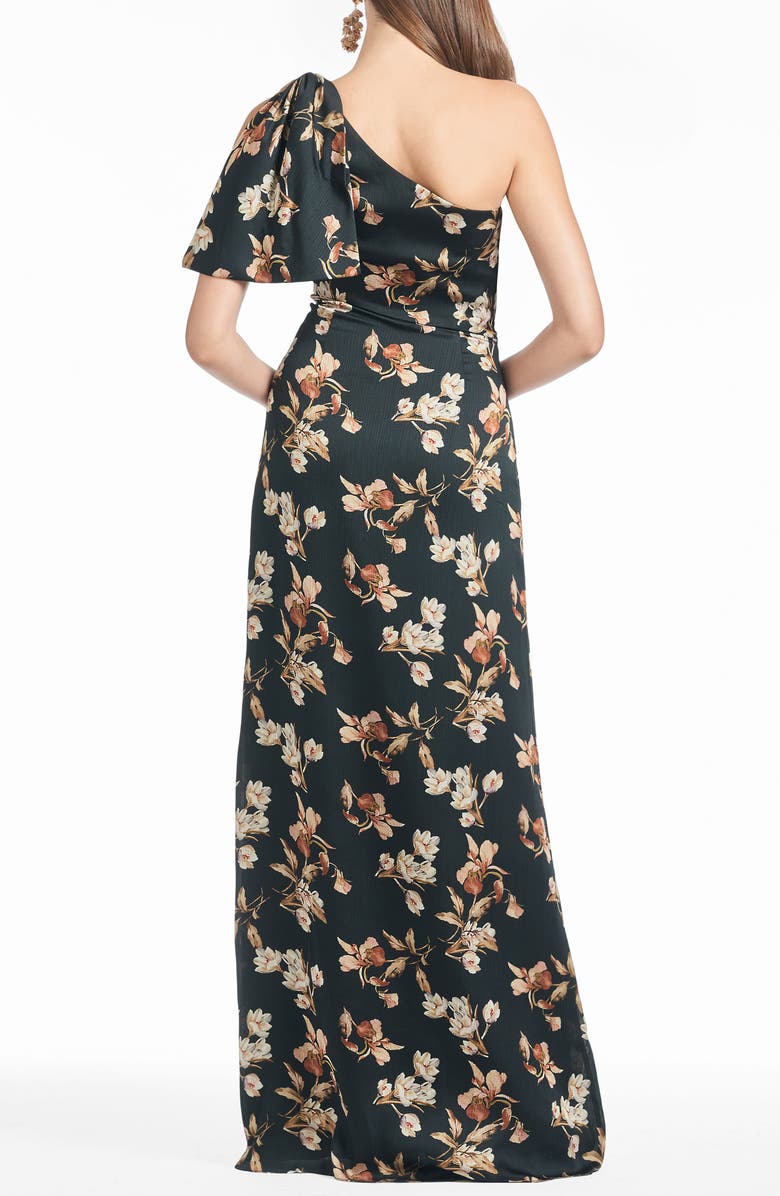 Sachin & Babi Chelsea Floral One Shoulder Gown, Alternate, color, 