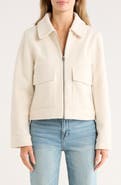 Lucky Brand Missy Zip Up Crop Jacket