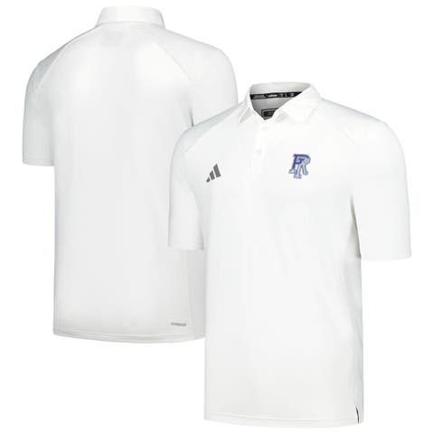 Men's adidas White Rhode Island Rams Classic AEROREADY Polo
