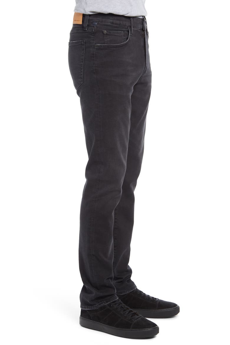London Slim Taper Leg Jeans, Alternate, color, DARK STORM