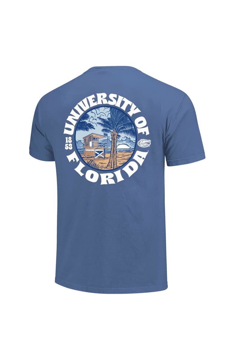 IMAGE ONE Men's  Royal Florida Gators Comfort Colors Thick Lined Landscape T-Shirt, Alternate, color, Royal